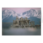 9. Sand Tufa & Blurred Surround, Mono Lake Greeting Card