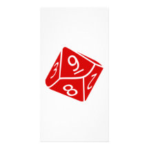 9 Sided Dice Picture Card