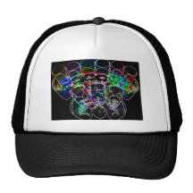 9 verres à liqueur colorés de cocktail - style 2 casquette