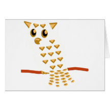 9-White Owl Greeting Card