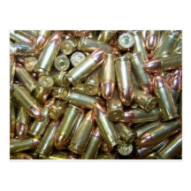 9mm ammo Ammunition Postcards