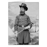 9th Massachusetts Officer, 1860s Greeting Card