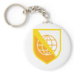 9th Signal Command Squadron Patch Key Chain