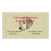 A002 BIZ - Labrador Retriever Business Card