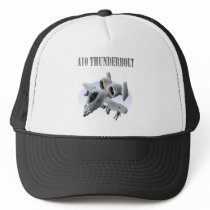 A10 Thunderbolt Silver Plane Hat