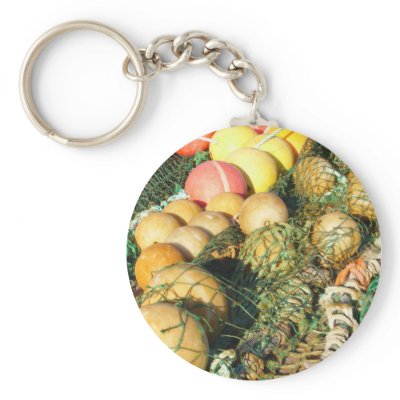 a20a fishing nets and buoys keychain by cloudy_2