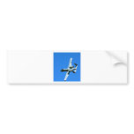 A-10 LIGHTNING BOLT BUMPER STICKER