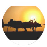 A-10 SUNRISE ROUND STICKERS
