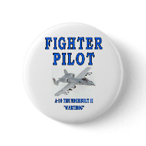 A-10 THUNDERBOLT II warthog Pinback Button