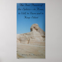 A 1 Print THE SPHINX  Ancient Mystery Series 2012
