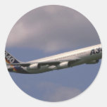 A-340 airbus, European airliner Sticker