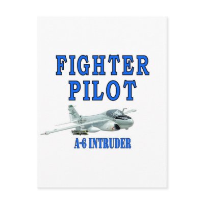 A-6 INTRUDER POSTCARD by ALMOUNT