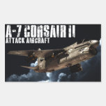 A-7 Corsair II Rectangle Stickers