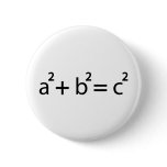 a + b = c pinback buttons
