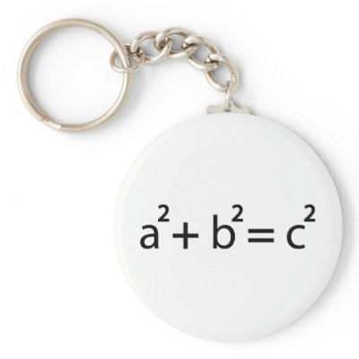 a + b = c keychain by Tomaniac