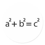 a + b = c sticker