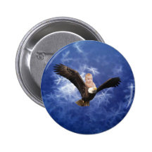 A babies adventure in blue sky buttons