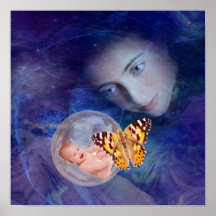 A baby and mother's joy posters
