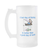 A Bad Day of Fishing Coffee Mugs