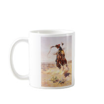 A Bad Hoss by Charles Marion Russell in 1904 Coffee Mugs