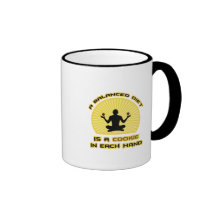 A Balanced Diet Is A Cookie In Each Hand Coffee Mug