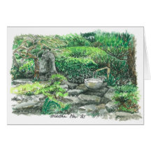 A Bamboo waterfall Cards