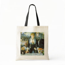 A Bar at the Folies-Bergere by Edouard Manet Canvas Bag