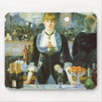 A Bar at the Folies-Bergere by Edouard Manet Mousepad