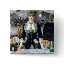A Bar at the Folies Bergère, Édouard Manet Pin
