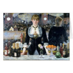 A Bar at the Folies Bergère, Édouard Manet Greeting Card