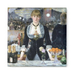 A Bar at the Folies Bergère, Édouard Manet Fridge Magnet