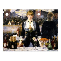 A bar at the Folies-Bergère Postcards