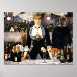 A bar at the Folies-Bergere Print
