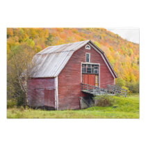 A barn in Vermont's Green Mountains. Hancock, 2