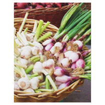 A basket of GARLIC - Naples, Italy Flyers