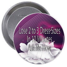 A Beautiful Day Bridal Pinback Buttons