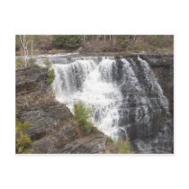 A beautifull river rushing strong postcard