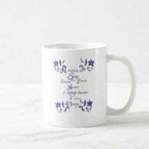 A bird does not sing because .. mug