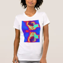 A Bird Pecking At Its Own Reflection by KLM T-shirt
