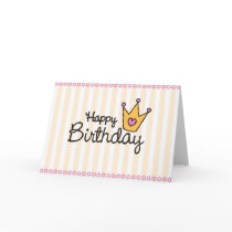 A birthday card for a princess. cards
