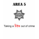 "A Bite Out of Crime..." T-Shirt