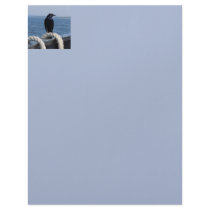 A Black Bird on the Ferry Personalized Letterhead