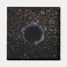 A Black Hole in a Globular Cluster Fridge Magnets