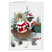 A Blingy Christmas Greeting Cards