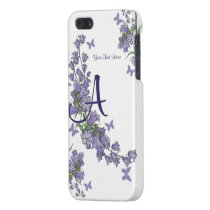 A -Blue Bells & Butterfly Case Savvy iPhone 5 Case iphone cases