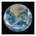 A Blue Marble Image of the Planet Earth invitations