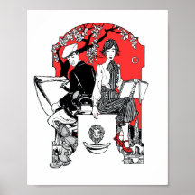 A Book at Dusk Posters