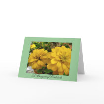 A Bouquet of Gratitude Customizable card