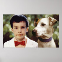 A Boy and His Dog Print