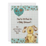 A Boy's Best Friend Photo Baby Shower Invitation